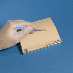 Skin pad for suturing practice available in two sizes (small and large) and two colours  (light and brown